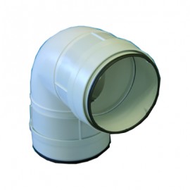 Coude circulaire 90° à joints CDCV 125 pour conduit PVC Rigide - Ø125mm