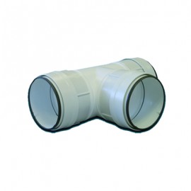 Té horizontal circulaire à joints THCV 100 pour conduit PVC Rigide - 100 mm