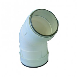 Coude circulaire 45° à joints CDCV 45/100 pour conduit PVC Rigide - Ø 100mm