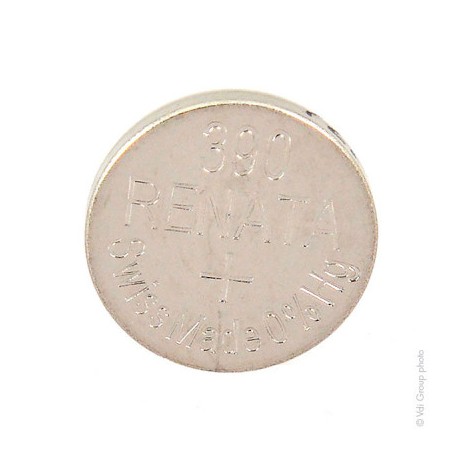 Pile bouton oxyde argent 390 - 1,55V - 80 mAh