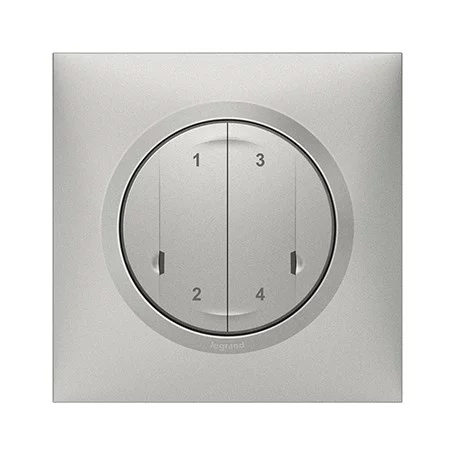 Commande sans fil 4 scénarios - Dooxie with Netatmo - Alu