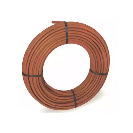 Tube PER Nu - 16x20mm - Couronne de 120m - Sans BAO - Rouge