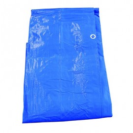 Bâche de protection - Plastique - 6x4m - Bleu