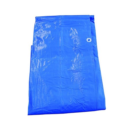 Bâche de protection - Plastique - 6x10m - Bleu