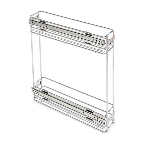 Porte-bouteilles extractible Supra - Module 115 mm - Acier - Chromé