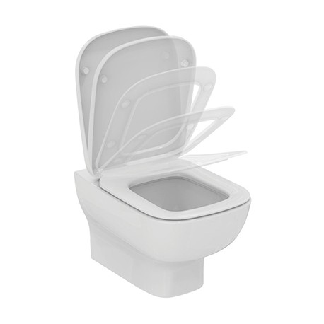 Pack WC suspendu Aquablade - 36,5x54,5cm - Softclose - Blanc