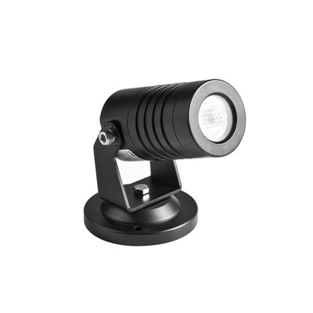 Projecteur extérieur Yamm - 3W - 3000K - IP65 - Aluminium - Noir