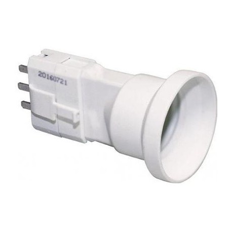 Douille DCL à connexion automatique - E27 - Encliquetable - Blanc