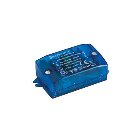 Convertisseur électronique - 0,5/6W - 700mA - IP20 - 12V
