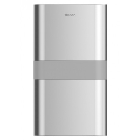 Applique LED extérieure theLeda D UDL AL Theben - Faisceau vers le haut et le bas - 11,5 W