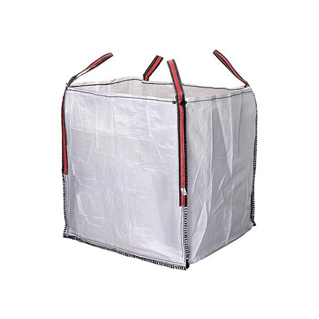 Grand sac de déchets de jardin - 1000kg - 90x90x90cm - Blanc