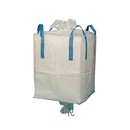 Sac de jardin Big bag - Avec valve - 90x90x90cm - Blanc