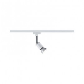 Spot Pure II URail - GU10 - 10W - Chrome et blanc - Sans ampoule