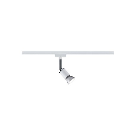 Spot Pure II URail - GU10 - 10W - Chrome et blanc - Sans ampoule
