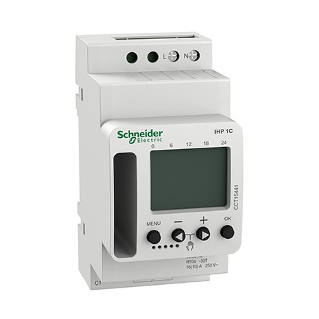 Interrupteur horaire programmable - 1 canal - Acti9