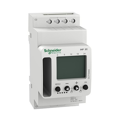 Interrupteur horaire programmable - 2 canaux - Acti9