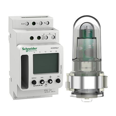 Interrupteur crépusculaire programmable- IC2000p+ - Acti9