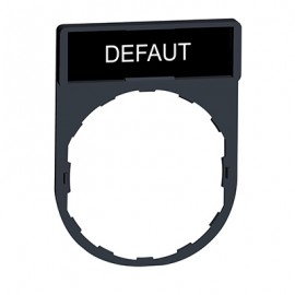 Porte étiquette Harmony - plat 30x40 - pour étiquette 'DEFAUT'