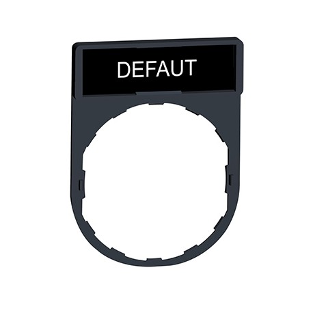 Porte étiquette Harmony - plat 30x40 - pour étiquette 'DEFAUT'