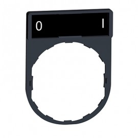 Porte étiquette  Harmony - plat 30x40 - pour étiquette 'O-I'  8x27 
