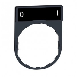 Porte étiquette Harmony - plat 30x40 - pour étiquette 'O-I' 8x27 