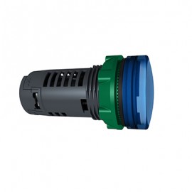 Voyant lumineux compact DEL - Harmony - 230V - Ø22 - Bleu - 230 V