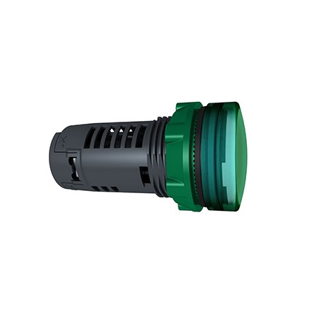 Voyant lumineux compact DEL - Harmony - 230V - Ø22 - Vert