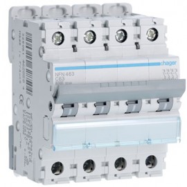 Disjoncteur NFN463 - 4P - 63A - 6/10kA - 400V - 50/60 Hz
