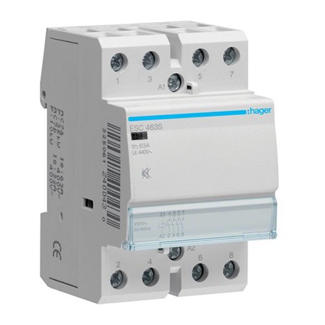 Contacteur silencieux - 4P - 400V - 63A - 4F