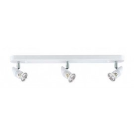 Barre de 3 spots LED Comète B3 Aric - GU10 - 3x4,2W - 3000K - IP20 - Blanc