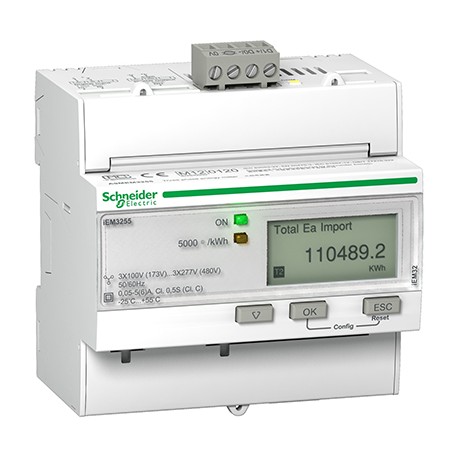 Acti9 iEM compteur d'énergie multitarifs - Modbus - MID