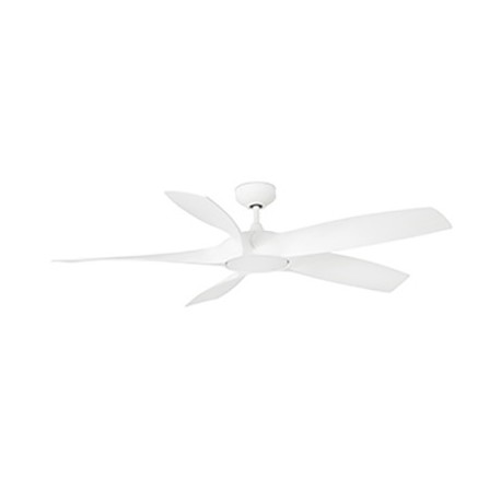 Ventilateur de plafond avec lumière Cocos Faro - 28m² - 6 vitesses - Blanc - Moteur DC