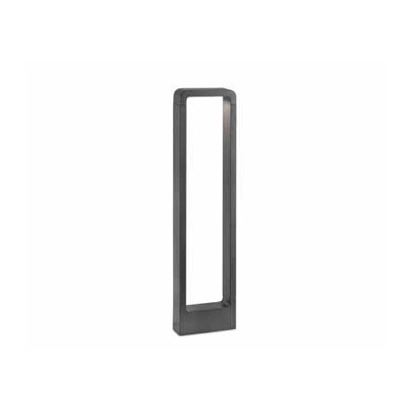Lampe balise DAS LED - Gris foncé - 8W - IP54 - 3000K - Avec ampoule