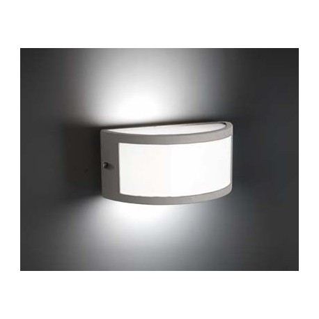 Applique NEGUS - Gris - 60W - IP54 - Sans ampoule