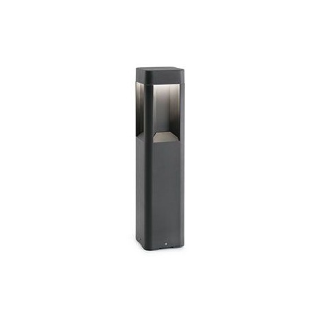 Lampe balise NAYA LED - Gris foncé - 8W - 3000K - IP54 - Avec ampoule