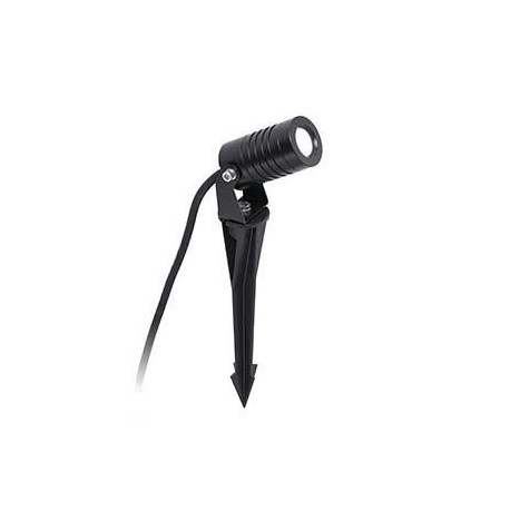 Projecteur avec piquet noir BALDER LED - 3W - 3000K - IP67 - Avec ampoule