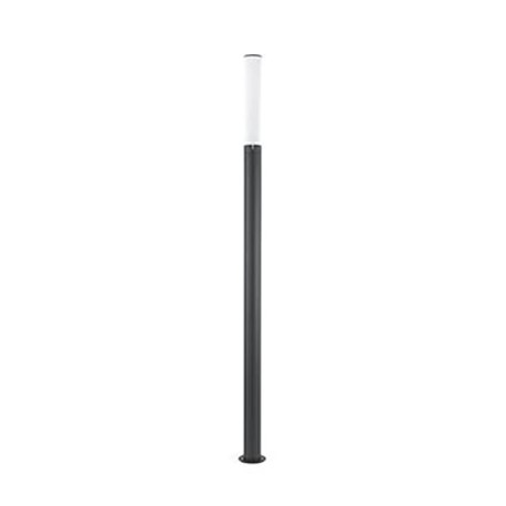 Lampadaire extérieur TRAM - Avec ampoule - 36W - Gris foncé
