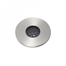 Lampe encastrable ronde GRUND - Inox - 2W - LED COB - IP67 - Avec ampoule