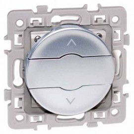 Interrupteur de volets-roulants Square 3 positions - Silver