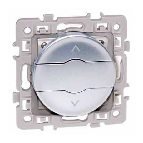 Interrupteur de volets-roulants Square 3 positions - Silver
