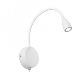 Applique intérieure liseuse Loke LED - Avec ampoule - 3W - Blanc