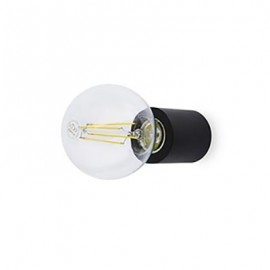 Applique intérieure TEN - Sans ampoule - E27 - Noir