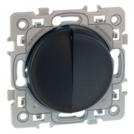 Interrupteur Va-et-vient 10AX et Poussoir 10A Square - 1 poste - Vulcain