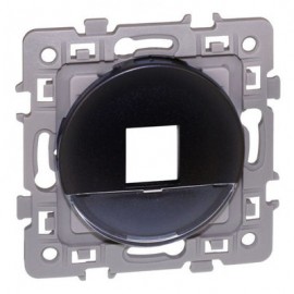 Cadre support pour noyaux RJ45 Square - 1 poste - Vulcain