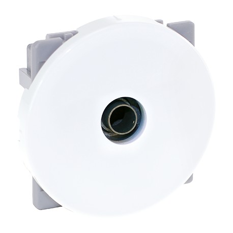 Prise TV simple Comète 1 poste - Blanc