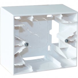 Cadre saillie Comète - 1 poste - Type B - Blanc