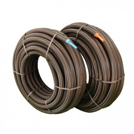 Tube PER gainé isolé rouge 16x1,5-250m
