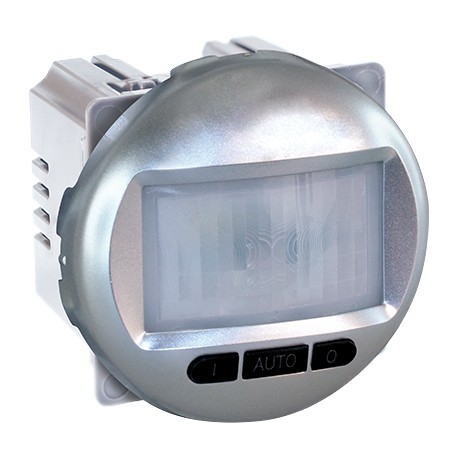 Interrupteur automatique à détecteur de mouvement 2 Fils sans neutre Comète 1 poste - Silver