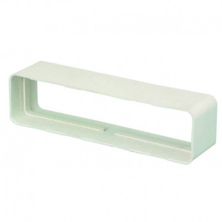 Raccord droit RD pour conduit rectangulaire PVC rigide - 55 x 220mm - Avec joint
