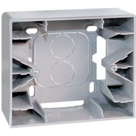 Cadre saillie Comète - 1 poste - Type A - Silver